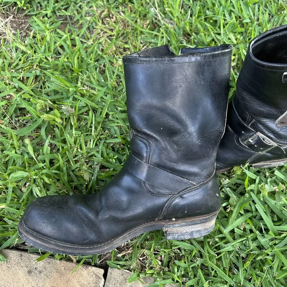Vtg 1990 80s Red Wing PT83 2268 Engineer Boots Size 10.5 D Motorcycle